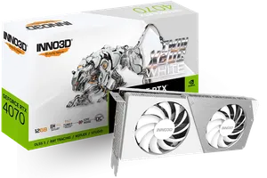 INNO3D GeForce RTX 4070 TWIN X2 OC WHITE STEALTH
